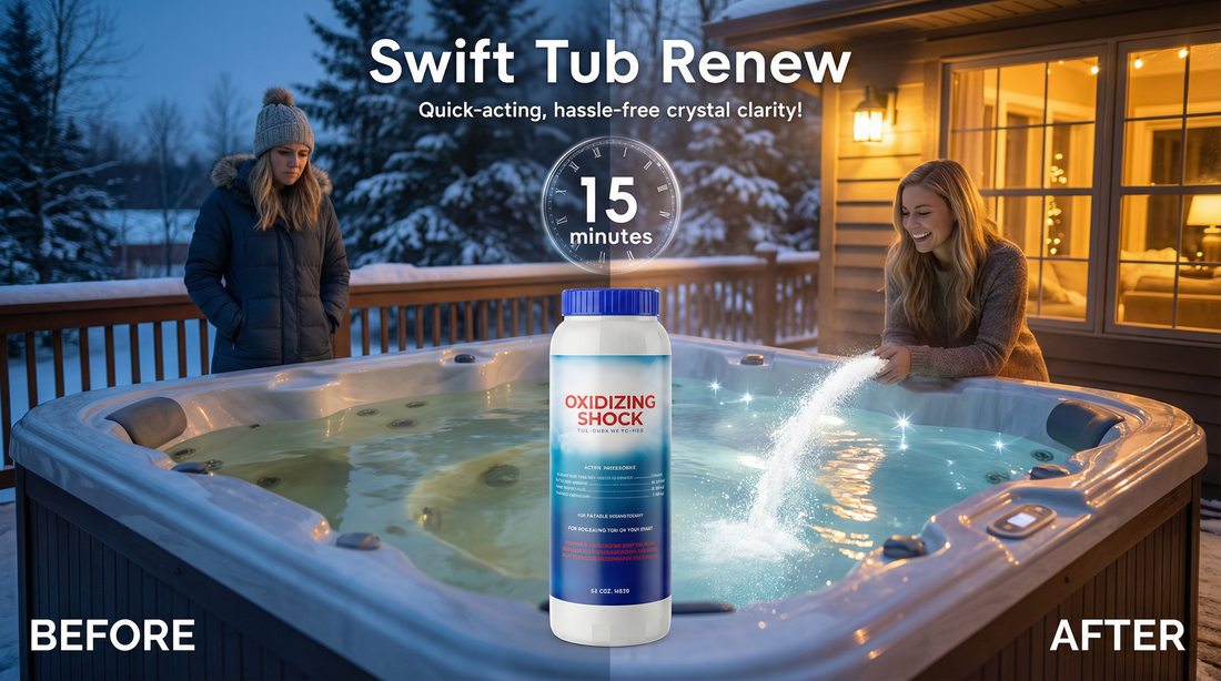 From Cloudy to Crystal Clear in 15 Minutes: The Ultimate Winter Hot Tub Hack