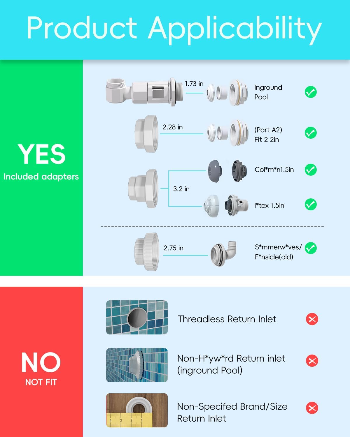 2025 Upgd Height Pool Fountain