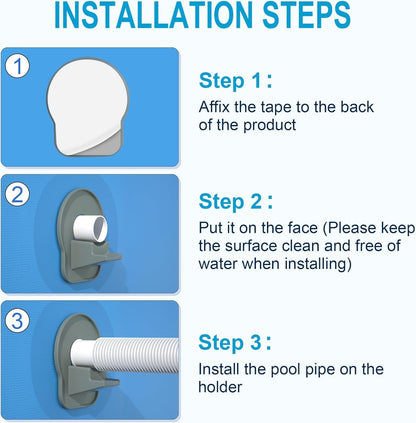 2-Pack Pool Pipe Holders