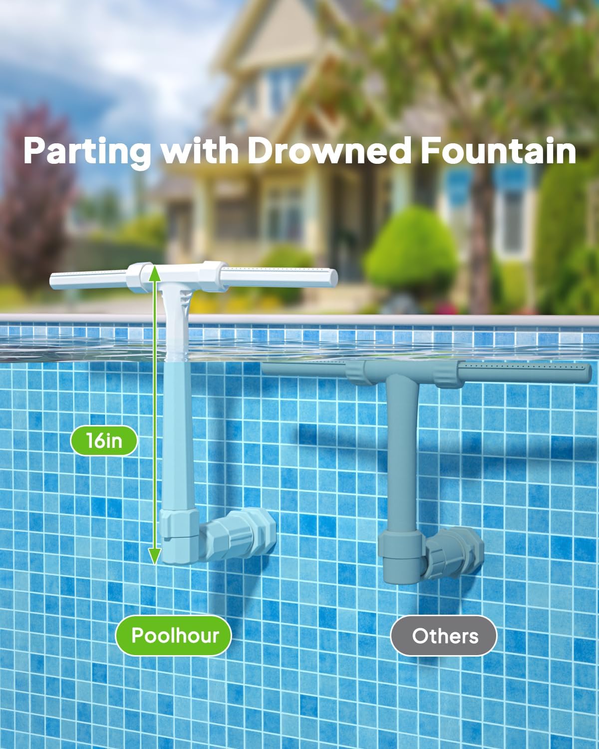 2025 Upgd Height Pool Fountain