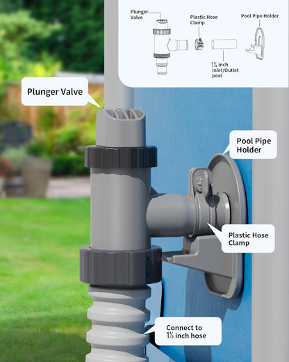 Plunger Valve & Swimming Pool Pipe