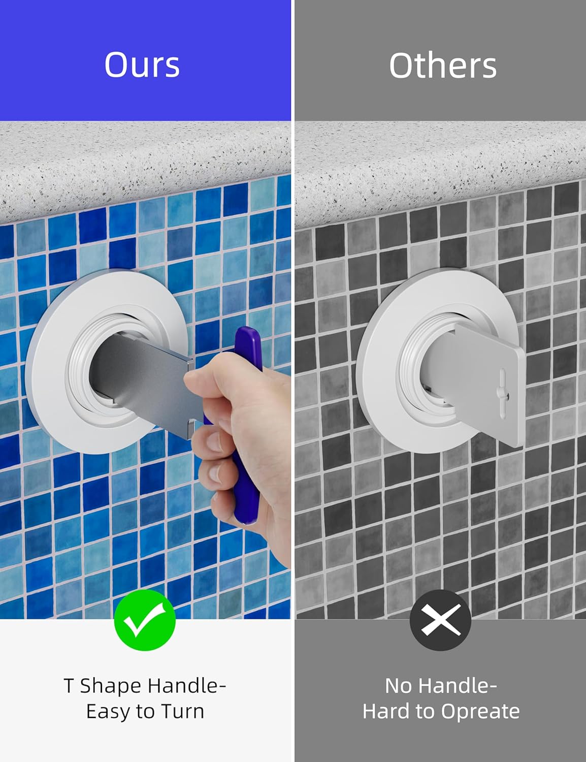 Pool Plug/Return Fitting Removal Tool