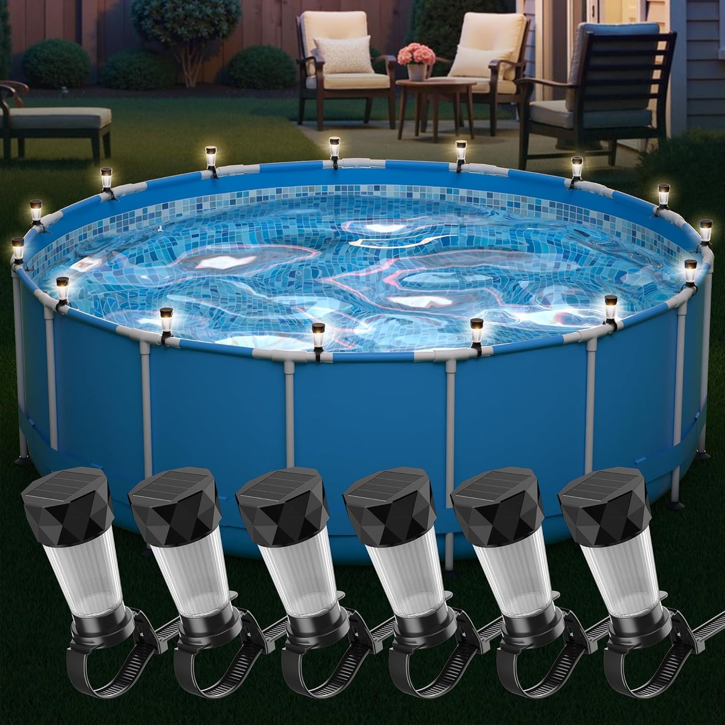 Solar Waterproof LED Pool Lights