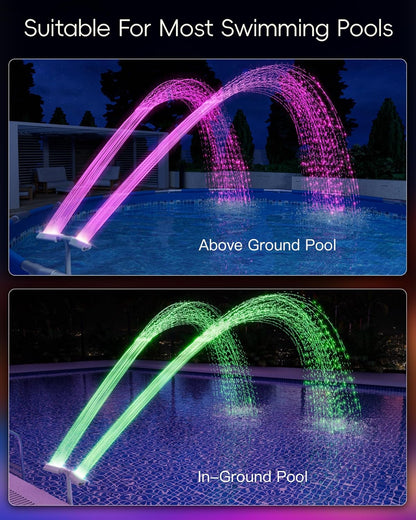Pool Fountain w/ Lights