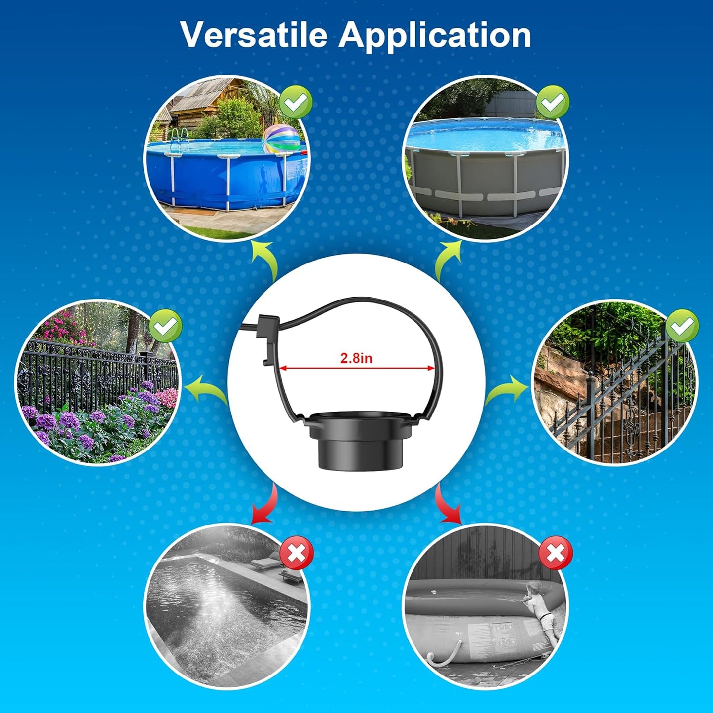 Solar Waterproof LED Pool Lights