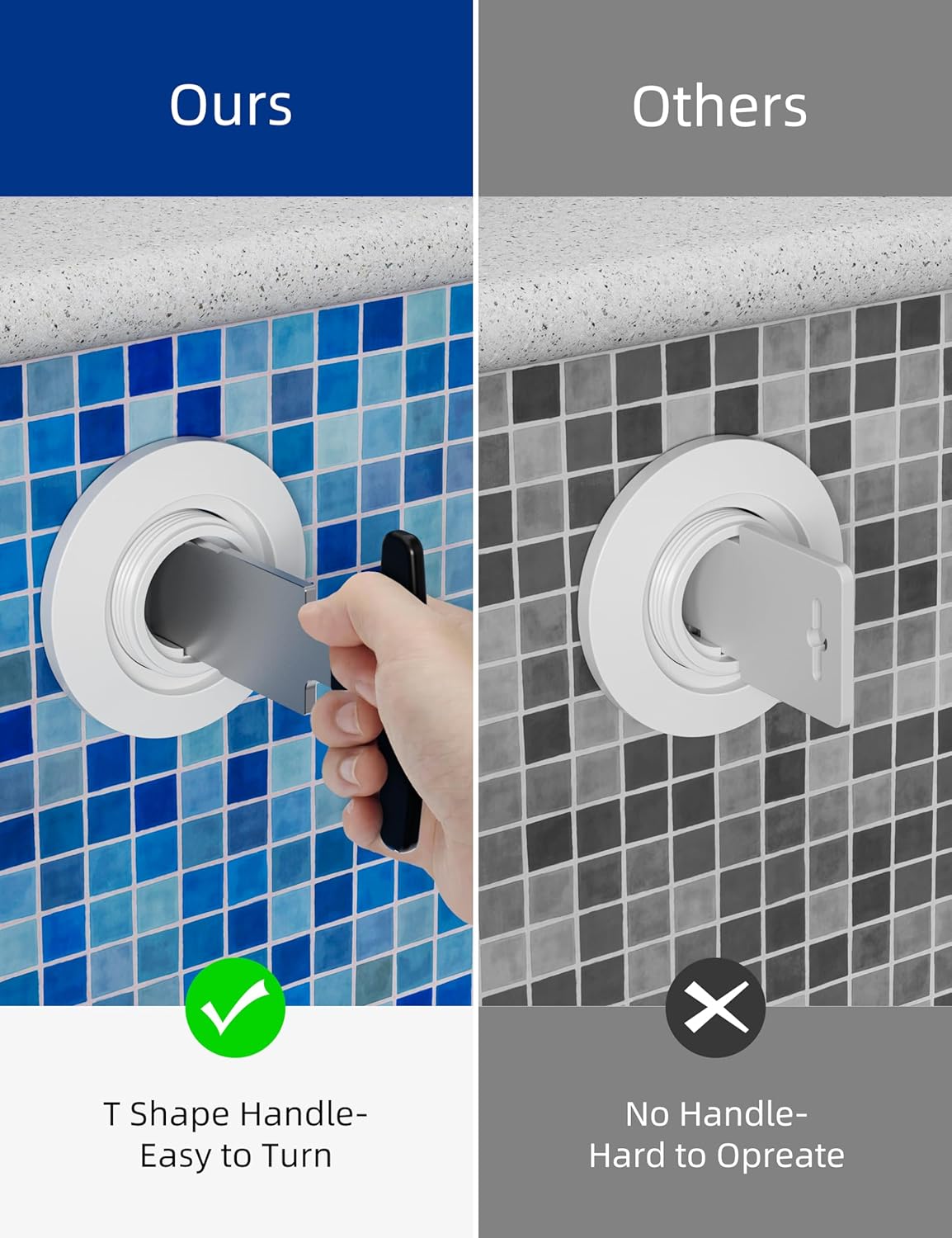 Black Upgrade Pool Plug