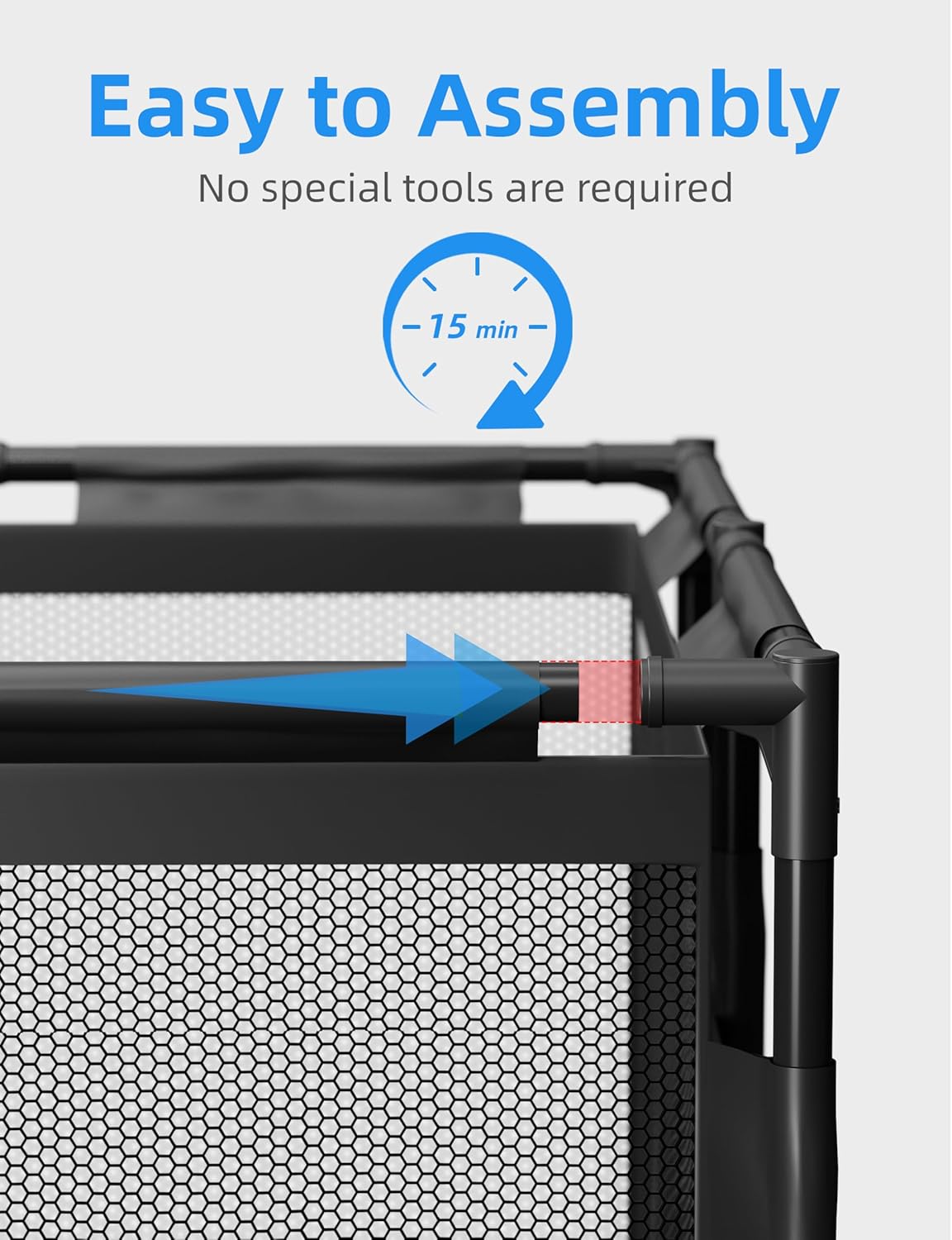 Outdoor Mesh Rolling Pool Float/Toy Storage Bin