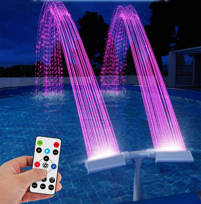 Gray LED Pool Fountain Lights