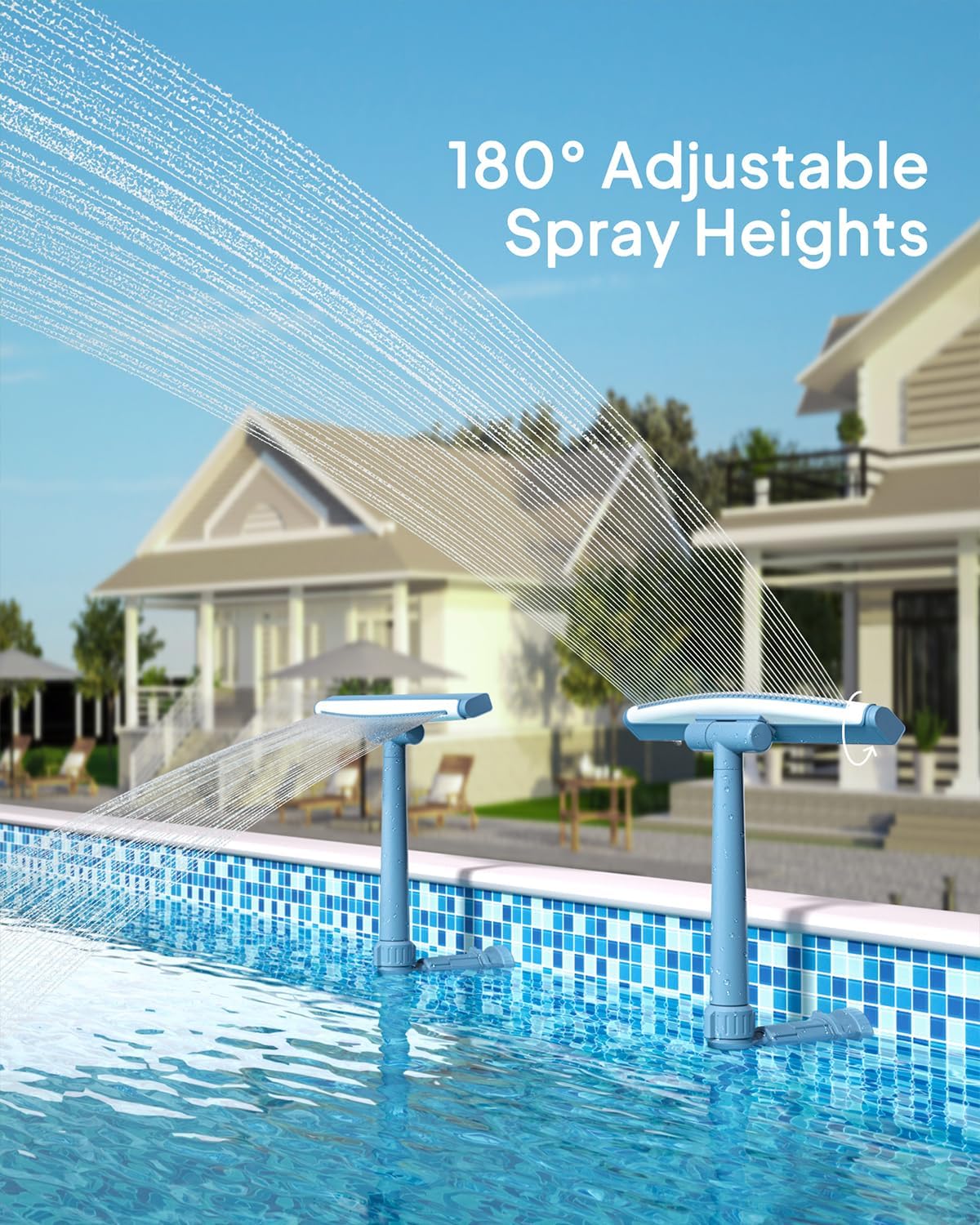 2025 Upgd Height Pool Fountain