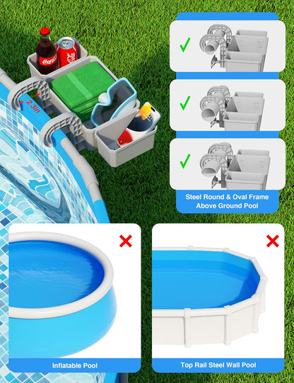 2Pack Stretchable Poolside Storage Basket